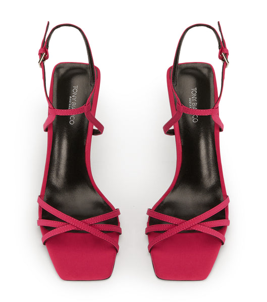 Tacones de aguja Tony Bianco Nomad Persian Crepe 10.5cm Rosas | ZARNQ16145