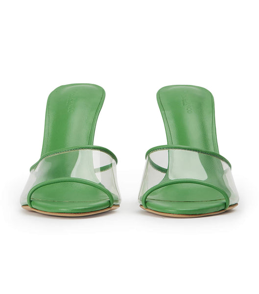 Tacones de aguja Tony Bianco Riana Clear Vinylite/Acid Green 9.5cm Verde | EARVG48712