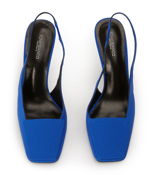 Tacones de aguja Tony Bianco Rue Azure Crepe 10.5cm Azur | LARSX59459