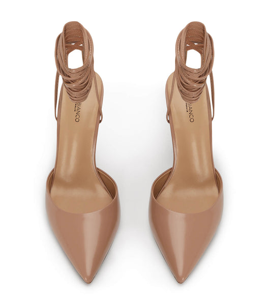 Tacones de evento Tony Bianco Acer Latte Hi Shine 10.5cm Beige | GAREC29647