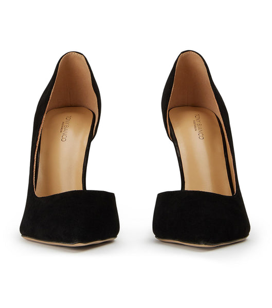 Tacones de evento Tony Bianco Alyx Black Gamuza 10.5cm Negras | ARDFL19591
