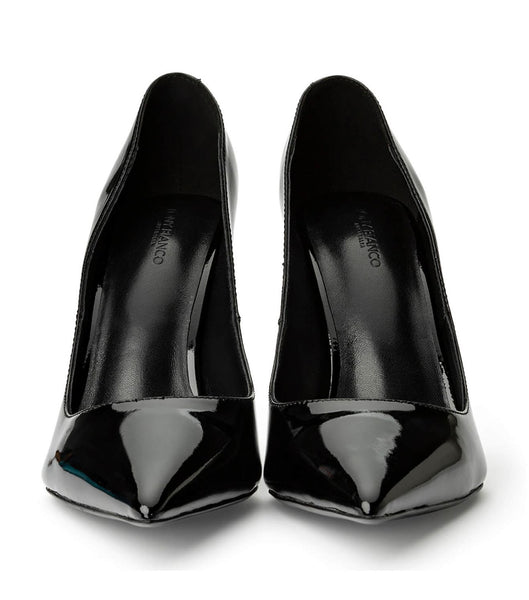 Tacones de evento Tony Bianco Anja Black Charol 10.5cm Negras | QARUV83518