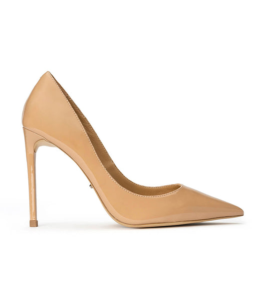 Tacones de evento Tony Bianco Anja Nude Charol 10.5cm Beige | PARQX66471