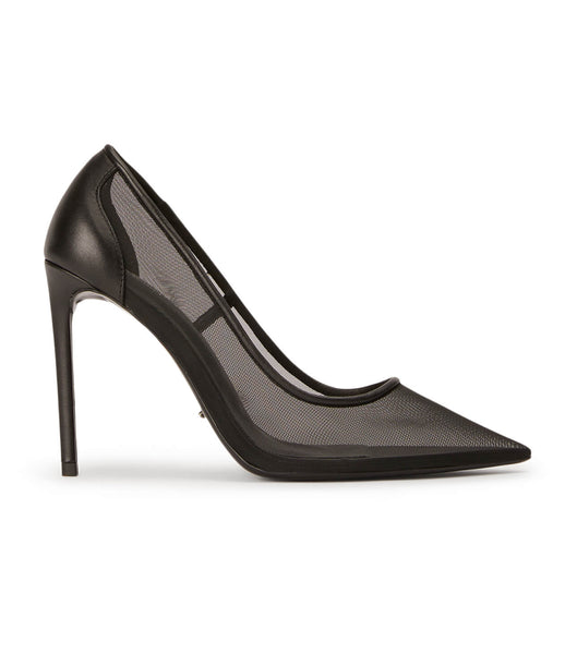Tacones de evento Tony Bianco Apex Black Mesh 10.5cm Negras | ARZDE50110