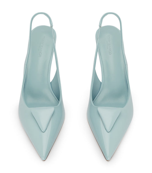 Tacones de evento Tony Bianco Bertie Sky Hi Shine 7.5cm Azules | SARNY68114