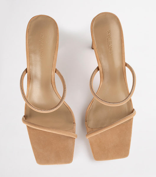 Tacones de evento Tony Bianco Concord Skin Phoenix 8.5cm Arena | ZARNQ28688