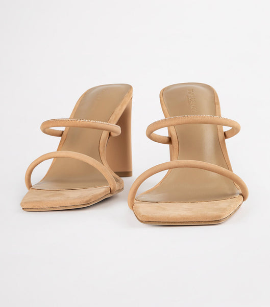 Tacones de evento Tony Bianco Concord Skin Phoenix 8.5cm Arena | ZARNQ28688