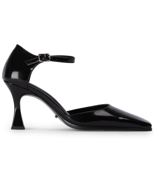 Tacones de evento Tony Bianco Fierce Black Hi Shine 8cm Negras | XARBH94757