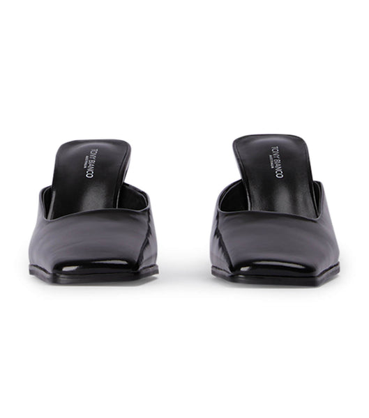 Tacones de evento Tony Bianco Flash Black Hi Shine 8cm Negras | ARQCS88406