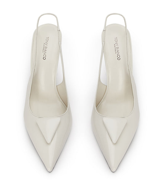 Tacones de evento Tony Bianco Ginger White Hi Shine 10cm Blancas | TARWZ80303