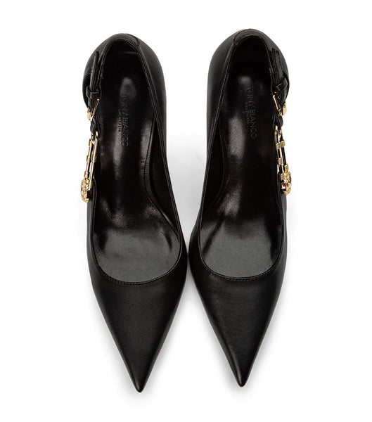 Tacones de evento Tony Bianco Glow Black Como 11cm Negras | ARZDE17125