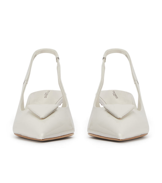 Tacones de evento Tony Bianco Kimmy White Hi Shine 4.5cm Blancas | UARND58088
