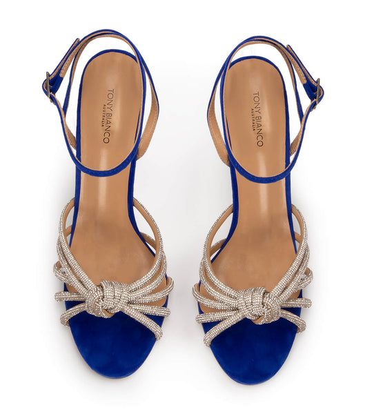 Tacones de evento Tony Bianco Kyla Azure Gamuza 11cm Azur | FARUI27096