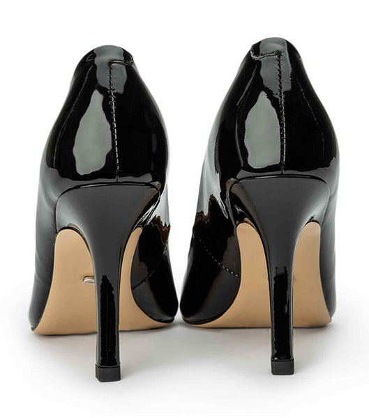 Tacones de evento Tony Bianco Kysaia Black Charol 9.5cm Negras | ARDFL44956