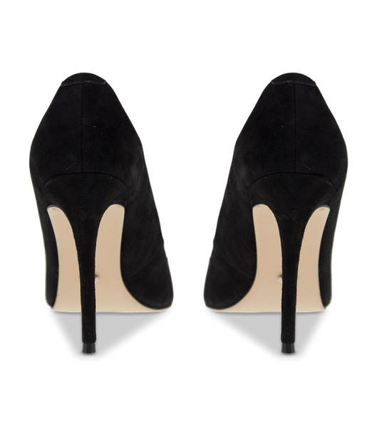 Tacones de evento Tony Bianco Lotus Black Kid Gamuza 10.3cm Negras | ARXMI52948