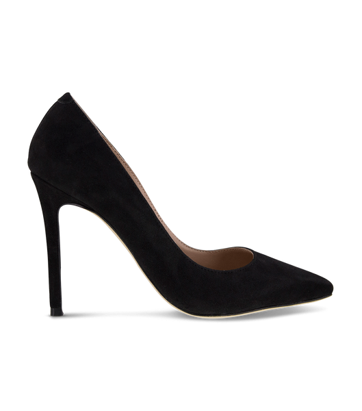 Tacones de evento Tony Bianco Lotus Black Kid Gamuza 10.3cm Negras | ARXMI52948