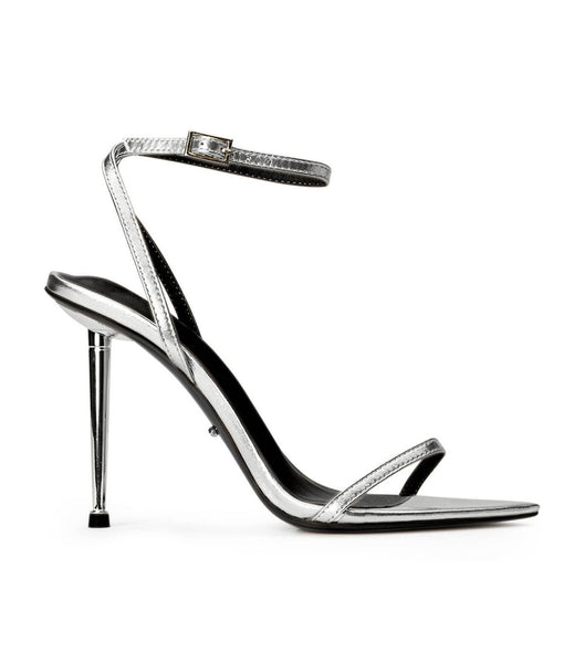Tacones de evento Tony Bianco Myra Silver Nappa Metallic 10.5cm Plateadas Metal | YARVQ52779