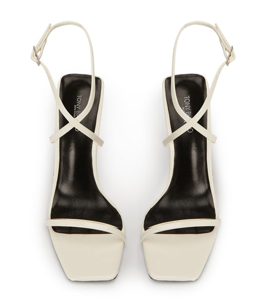 Tacones de evento Tony Bianco Naxos White Charol 10.5cm Blancas | XARBH28289