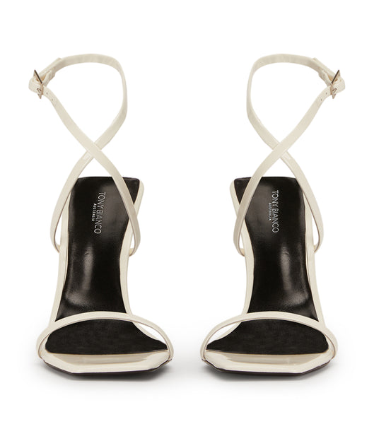 Tacones de evento Tony Bianco Naxos White Charol 10.5cm Blancas | XARBH28289