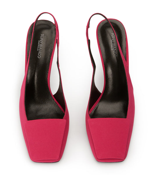 Tacones de evento Tony Bianco Rue Persian Crepe 10.5cm Rojas | DARKV20334