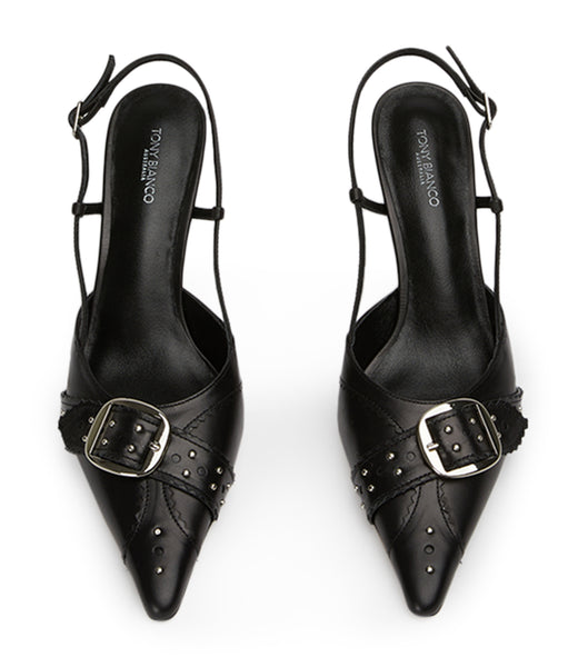 Tacones de evento Tony Bianco Sadie Black Como 8cm Negras | QARWA26177