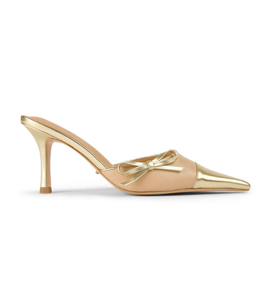 Tacones de evento Tony Bianco Shirley Beech/Gold 8cm Doradas | FARHY25012