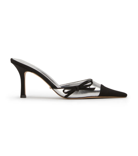 Tacones de evento Tony Bianco Shirley Silver/Black 8cm Plateadas Negras | DARVO63633