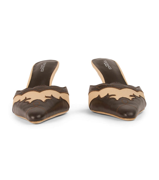 Tacones de evento Tony Bianco Shuga Beech/Chocolate 8cm Chocolate | XARGW39375