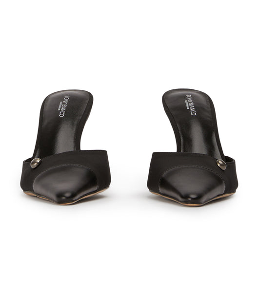 Tacones de evento Tony Bianco Stack Black Grosgrain/Black Como 8cm Negras | ARXBR45751