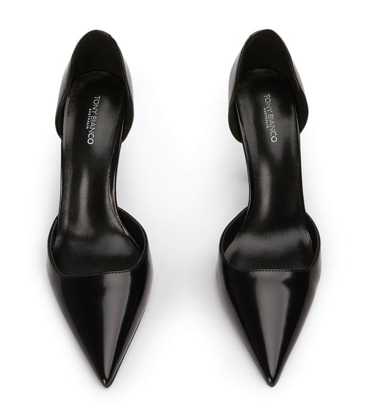 Zapatos Court Tony Bianco Gala Black Hi Shine 10cm Negras | GAREC17800