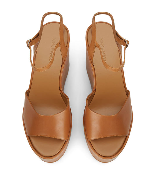 Zapatos Cuña Tony Bianco Vanity Tan Como 13cm Marrones | TARWZ26103