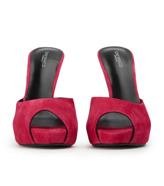 Zapatos Plataforma Tony Bianco Love Lipstick Gamuza 12cm Rojas | ARCIF33068