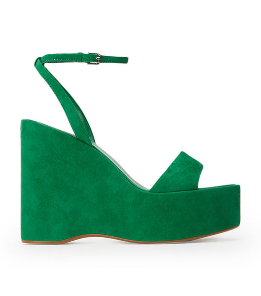 Zapatos Plataforma Tony Bianco Vesna Jade Gamuza 13cm Verde | QARWA41508