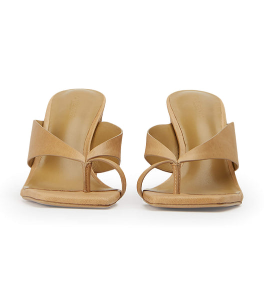 Zapatos Tacon Bloque Tony Bianco Clover Honey Antiq 8.5cm Naranjas | YARGT99369
