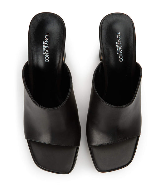 Zapatos Tacon Bloque Tony Bianco Dover Black Como 11.5cm Negras | XARGW54041