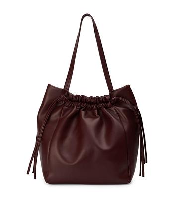 Accesorios Tony Bianco Lucky Vino Cuero Handbag Rojas | ARXMI74781