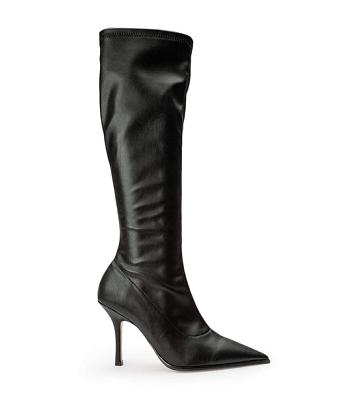 Botas de media pantorrilla Tony Bianco Knight Black Venezia 9.5cm Negras | MARFT97366