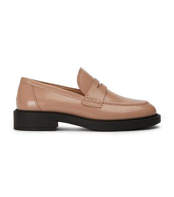 Loafers Tony Bianco Cherish Latte Hi Shine 4.5cm Marrones | XARBH47370