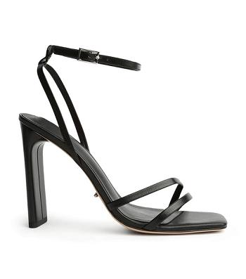 Tacones con tiras Tony Bianco Fiance Black Kid 11cm Negras | ARXMI15346