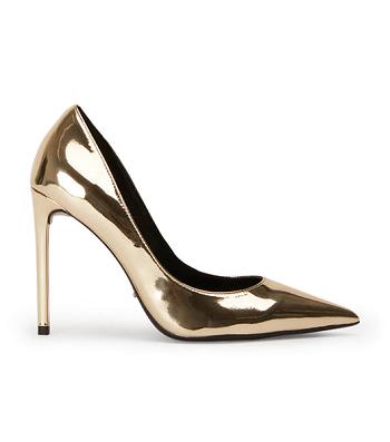 Tacones de aguja Tony Bianco Anja Gold Shine 10.5cm Doradas | DARVO24340
