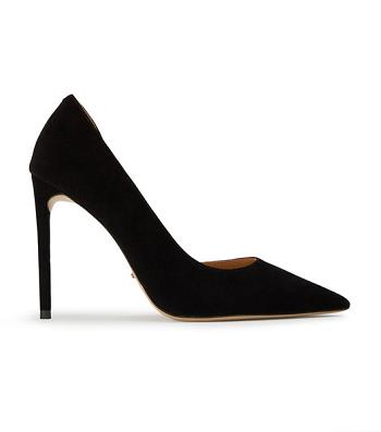 Tacones de evento Tony Bianco Alyx Black Gamuza 10.5cm Negras | ARDFL19591