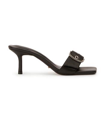 Tacones de evento Tony Bianco Amy Black Nappa 6.5cm Negras | DARKV12164