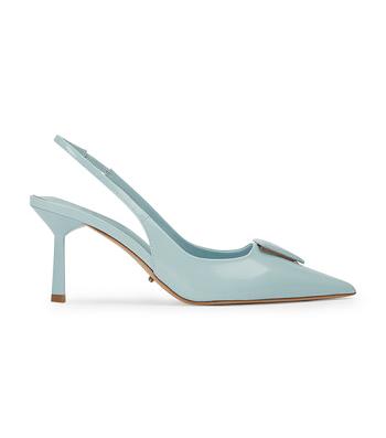 Tacones de evento Tony Bianco Bertie Sky Hi Shine 7.5cm Azules | SARNY68114