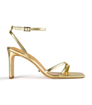 Tacones de evento Tony Bianco Corso Gold Nappa Metallic 8.5cm Doradas Metal | AREAH45798
