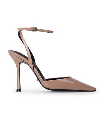 Tacones de evento Tony Bianco Eden Latte Hi Shine 10.5cm Beige | ARNEJ22103