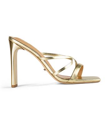 Tacones de evento Tony Bianco Fior Gold Nappa Metallic 11cm Doradas Metal | TARWZ79278