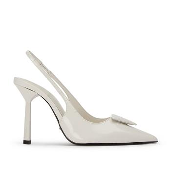 Tacones de evento Tony Bianco Ginger White Hi Shine 10cm Blancas | TARWZ80303