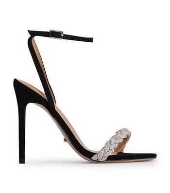 Tacones de evento Tony Bianco Kosta Black Gamuza 11cm Negras | ARJBT46115