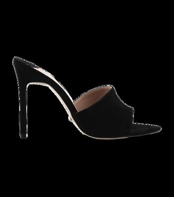 Tacones de evento Tony Bianco Marley Black Kid Gamuza 10.5cm Negras | ARCIF91547