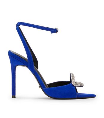 Tacones de evento Tony Bianco Moshi Azure Gamuza 10.5cm Azur | SARVO58371